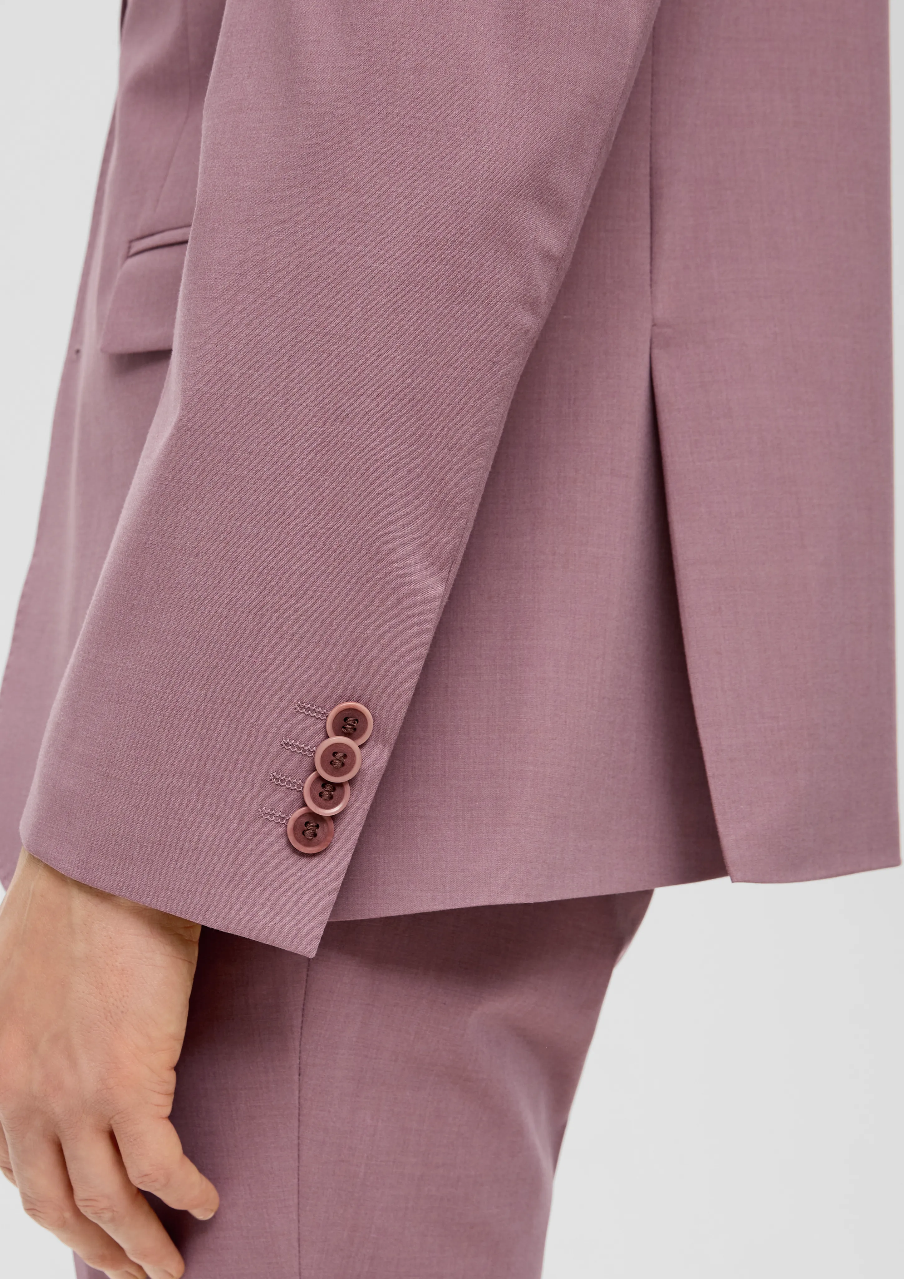 Slim : veston en viscose mélangée